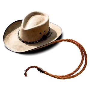 Cowboy Hat With Lasso Png Rtr21 PNG image