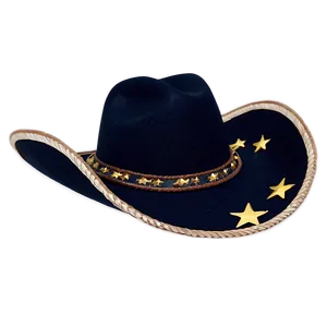 Cowboy Hat With Stars Png 04292024 PNG image