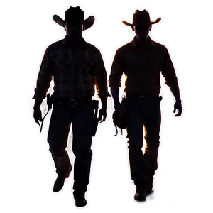 Cowboy Silhouette PNG 18