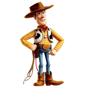 Cowboy Woody With Lasso Png 05232024 PNG image