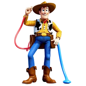 Cowboy Woody With Lasso PNG Exw32 PNG