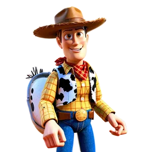 Cowboy Woody With Lasso PNG Xlu PNG