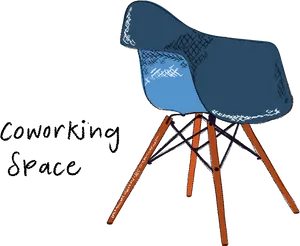 Coworking Space Concept Chair PNG image