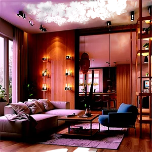 Cozy Apartment Living Room Png Aiw99 PNG image