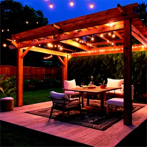 Cozy Backyard Setup Png 06262024 PNG image