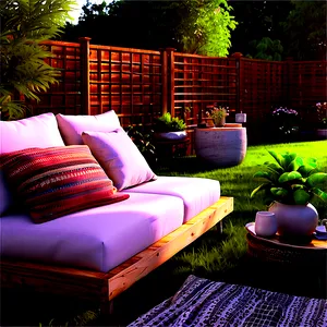 Cozy Backyard Setup PNG Unn4 PNG