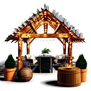 Cozy Backyard Setup PNG Wmm30 PNG
