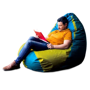 Cozy Bean Bag Silla Png Svg PNG image