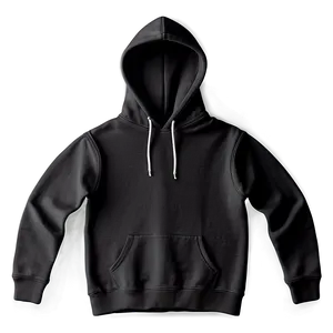 Cozy Black Hoodie Sweatshirt Png 61 PNG image