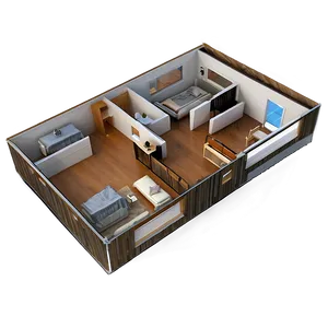 Cozy Cabin Floor Plan PNG 87
