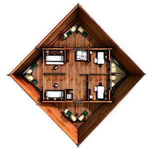 Cozy Cabin Floor Plan PNG Oax39 PNG