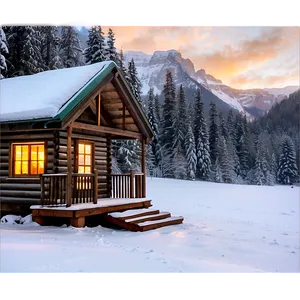 Cozy Cabin Oh The Places You'll Go PNG 06212024