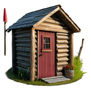 Cozy Cabin Outhouse Png Tta19 PNG image