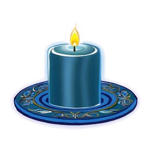 Cozy Candlestick Glow PNG 06262024