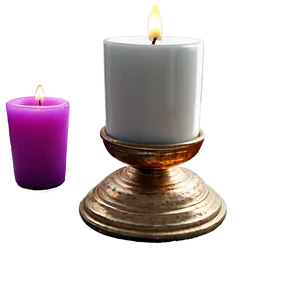 Cozy Candlestick Glow PNG 06262024