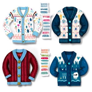 Cozy Cardigan Selection Png 77 PNG image