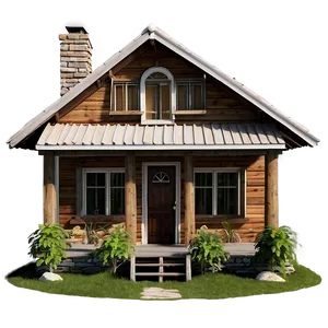 Cozy Cottage Home PNG 50 PNG