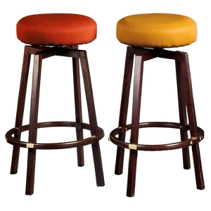 Cozy Cushioned Barstool PNG 57