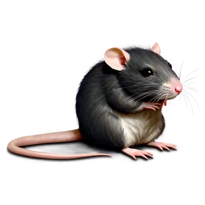 Cozy Cute Rat Png 35 PNG image