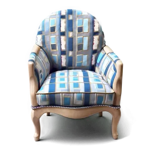 Cozy Fabric Armchair Png 06262024 PNG image