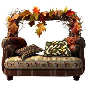 Cozy Fall Reading Nook Png 06282024 PNG image