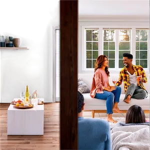 Cozy House Party Gathering PNG 06262024