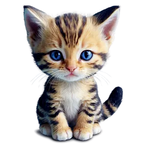 Cozy Kitten PNG Rbj75