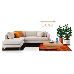 Cozy Living Room Design Png 11 PNG image