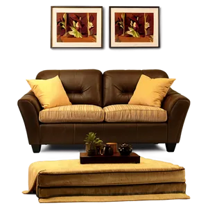 Cozy Living Room Furniture PNG Did64