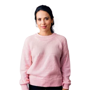 Cozy Pink Sweater Png Xwc68 PNG image