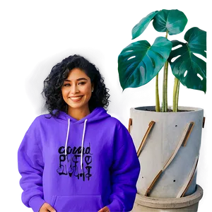 Cozy Purple Hoodie Graphic Png 06292024 PNG image