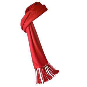 Cozy Red Scarf PNG 90
