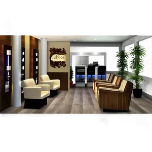 Cozy Salon Waiting Area Png 13 PNG image