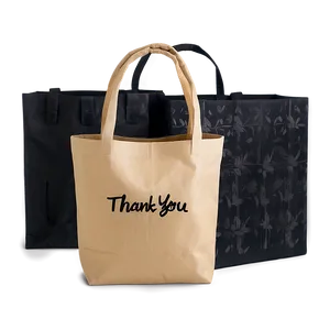 Cozy Thank You Bag Png Tne33 PNG image