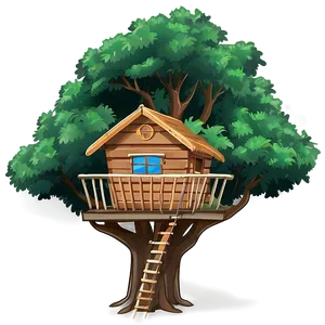 Cozy Tree House PNG 78
