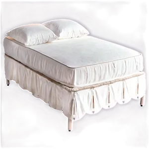 Cozy White Bed Png Nul92 PNG image