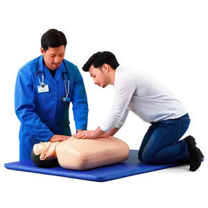 Cpr Procedure Illustration Png 06122024 PNG image