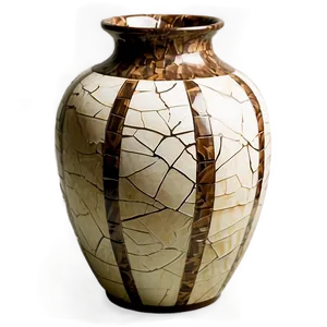 Cracked Antique Vase PNG Usn7