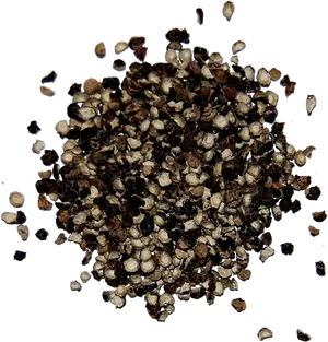 Cracked Black Pepper Pile PNG image