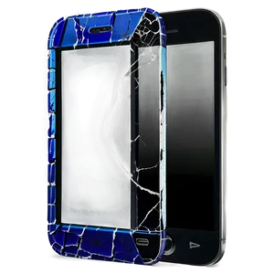 Cracked Cell Phone Display Png 06242024 PNG image