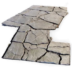 Cracked Cement Floor PNG 05042024