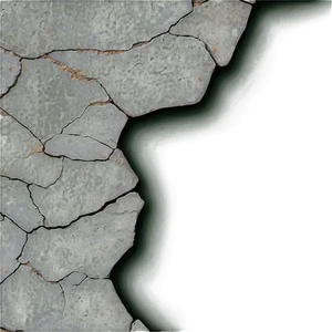 Cracked Concrete Wall PNG Gxx91