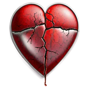 Cracked Heart Emoji Png 06122024 PNG image