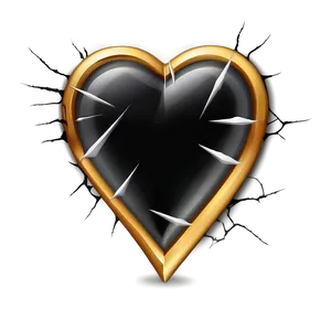 Cracked Heart Emoji Png 06122024 PNG image