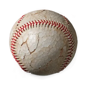 Cracked Leather Baseball Png Oid PNG image