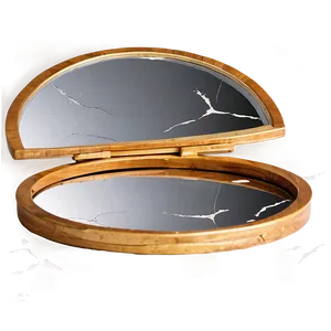 Cracked Makeup Mirror PNG 06132024 PNG
