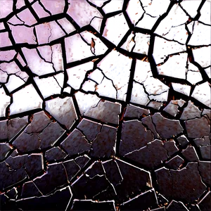 Cracked Metal Surface PNG 05042024