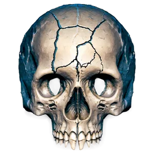 Cracked Skull PNG Gvc