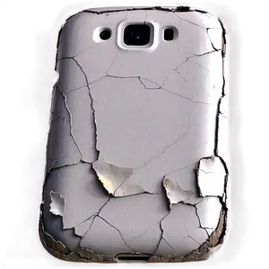 Cracked Smartphone Back PNG Ttq77