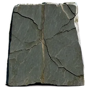 Cracked Stone Slab PNG 05042024